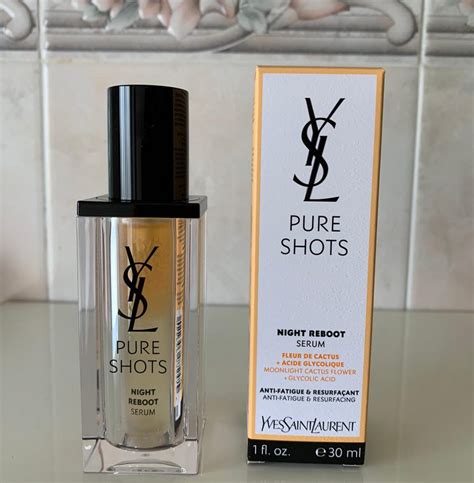 ysl pure shots night reboot serum review female daily|ysl night reboot serum review.